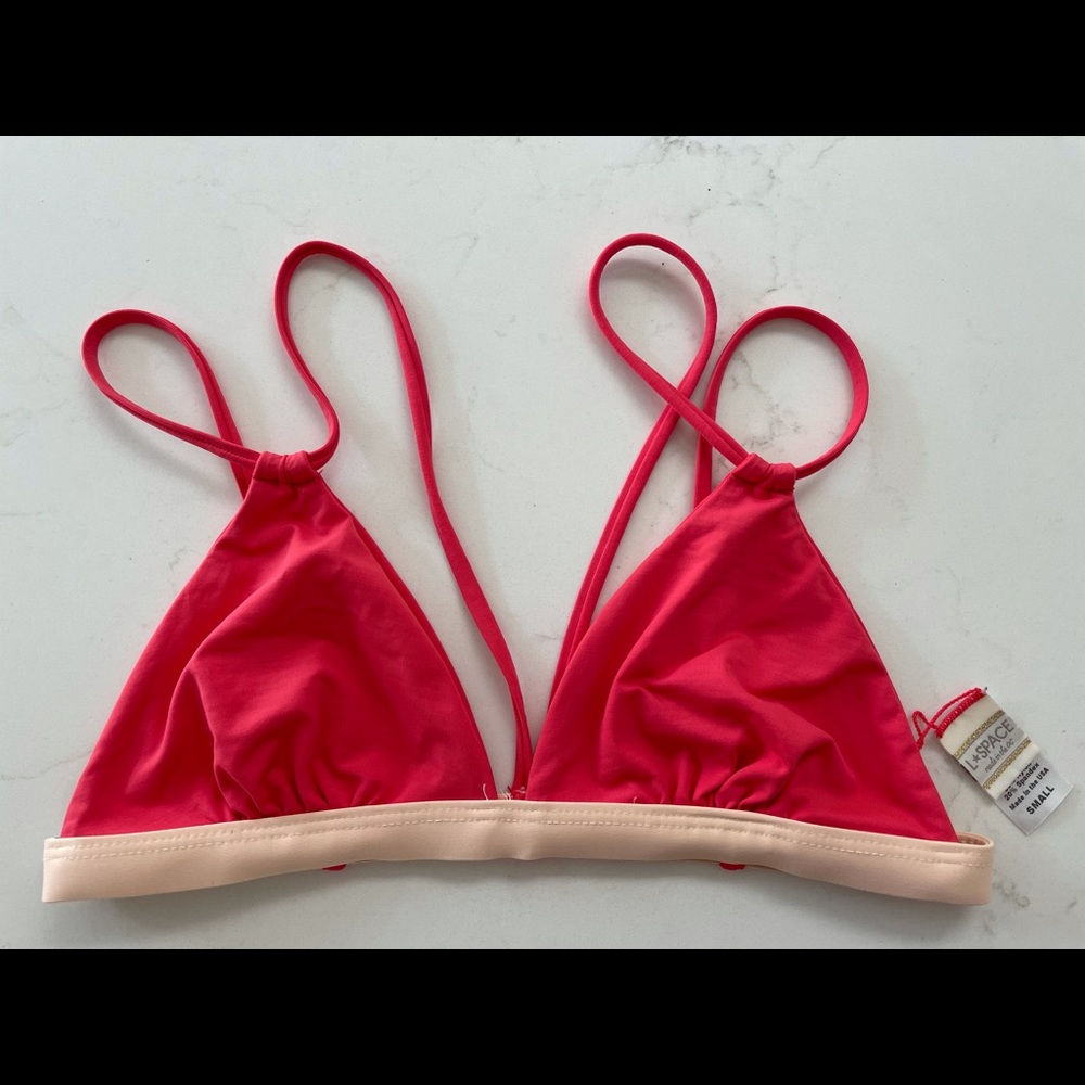L’space Two Timer Banded Triangle Bikini Top